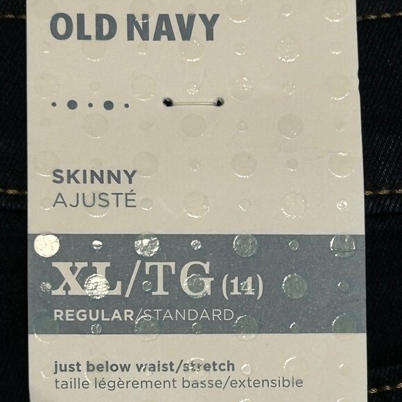 NWT Old Navy Skinny XL (14) Regular Women Junior Pull-on Just Below the Waist St - Picture 13 of 15